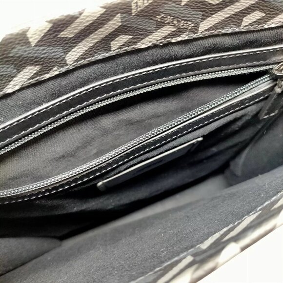 459384BH (X6) Versace Crossbody Bag Black PVC - Picture 6 of 9